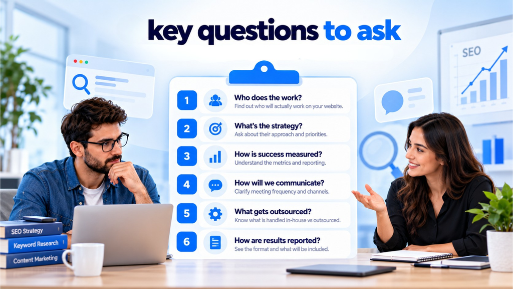 Questions to ask before hiring an SEO agency or freelancer